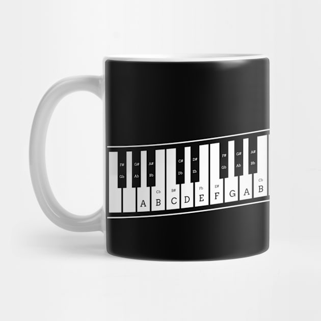 Learn Music - Piano Keyboard by Shirtbubble